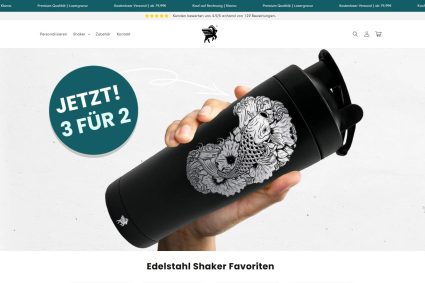 Edelstahl Shaker